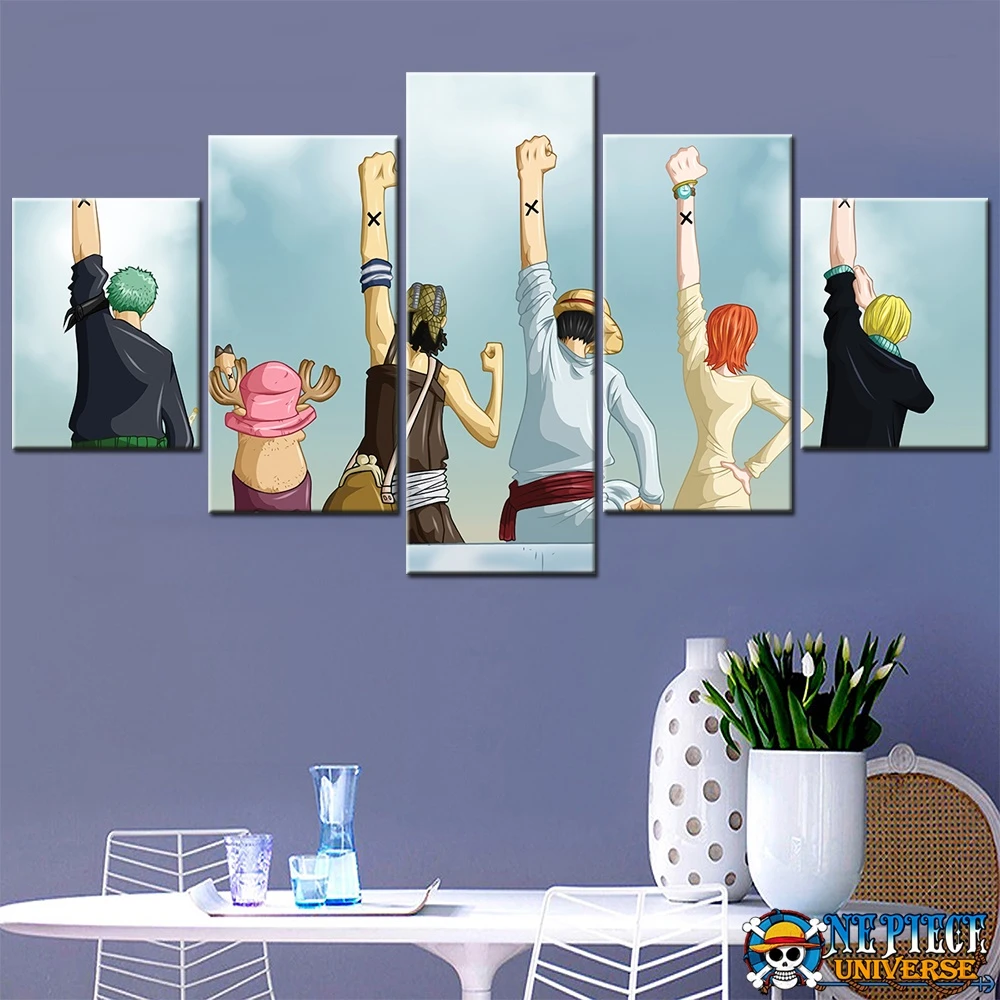 Perfect Straw Hat Pirates Canvas Wall Art Collection | One Piece Universe Store