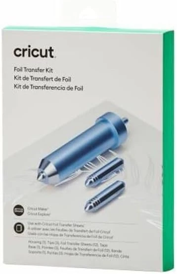 Cricut Kit de Transfert de Foil, 3 tailles d'embout-fin, moyen et épais