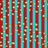 Caramel Corn Stripe | Organic Eggshells Fabric | Spoonflower
