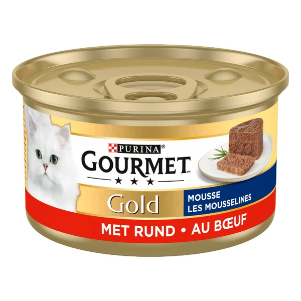 Gourmet Gold Mousse au boeuf pour chat