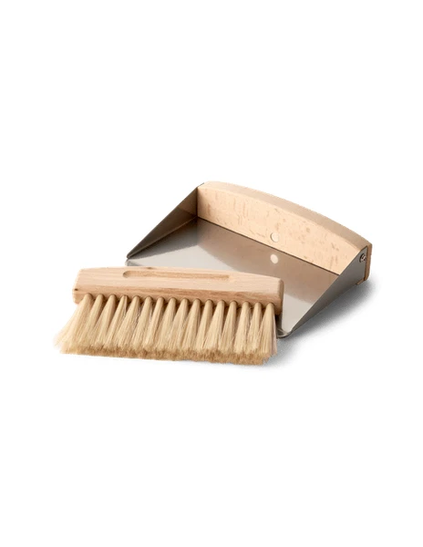 Ramasse-miettes | Métal/plastique/bois de hêtre. | Nature