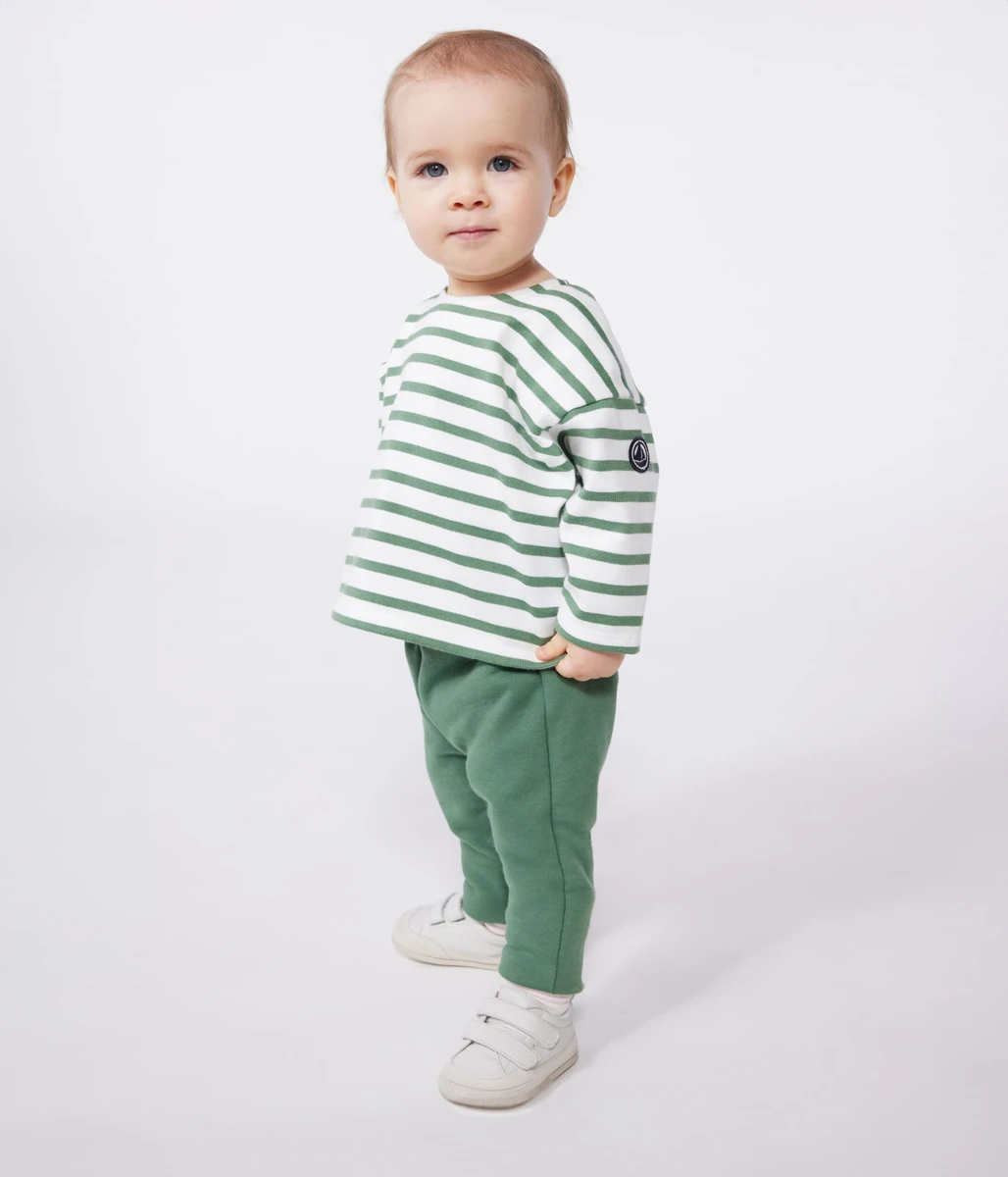 Marinière bébé en coton épais