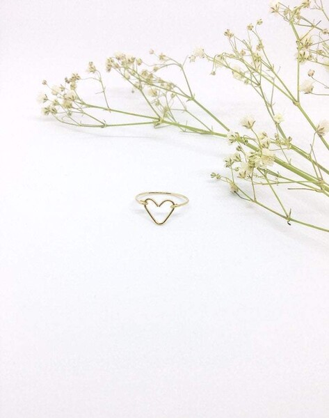 Bague coeur - Gold Filled 14K