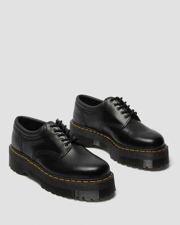 DR MARTENS Chaussures plateformes Quad 8053 en cuir