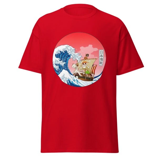 One Piece Going Merry Ukiyo-e T Shirt - Official One Piece Merch Collection 2024 - One Piece Universe Store