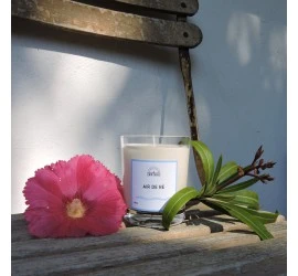 Bougie Air de Ré, à la cire végétale. Fabrication francaise