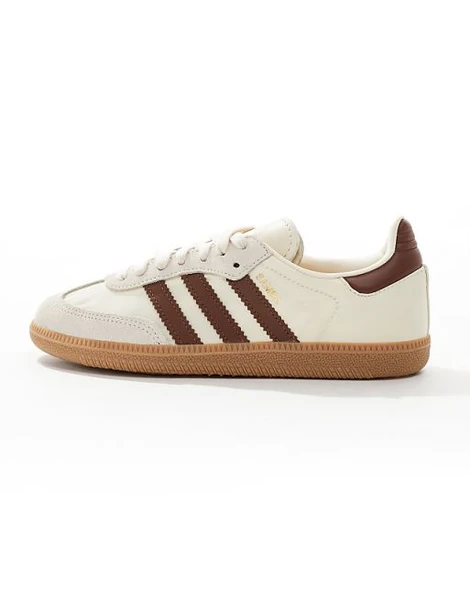 adidas Originals - Samba OG - Baskets - Crème et marron
