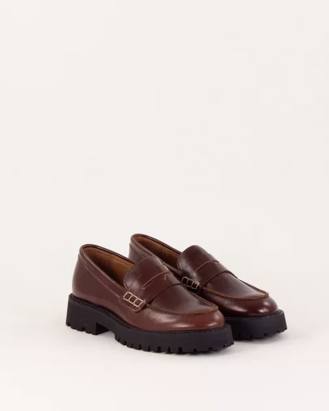 BARCELO Mogano Leather | Mocassins | SESSÙN Site officiel