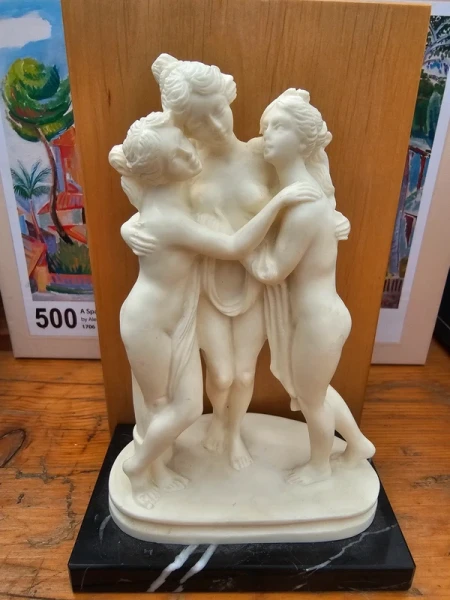 Statuette les 3 grâces, les 3 filles de zeus