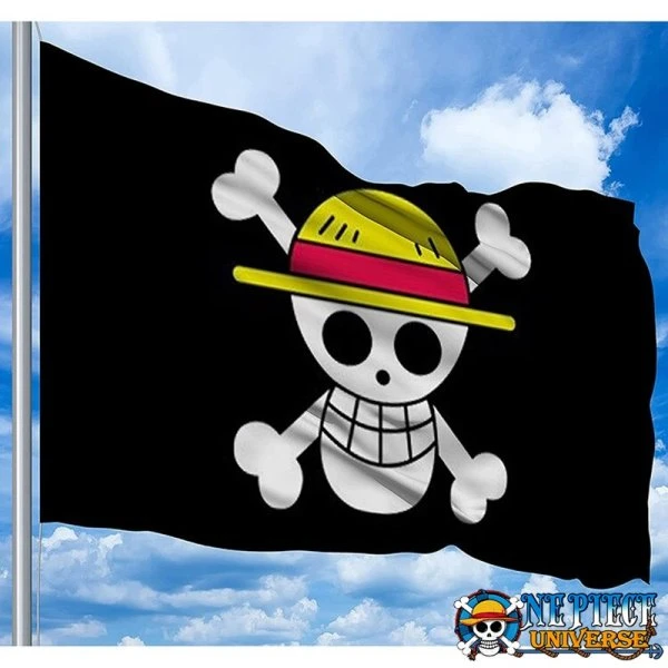 One Piece Luffy Straw Hat Pirates Flag 90x154cm | One Piece Universe