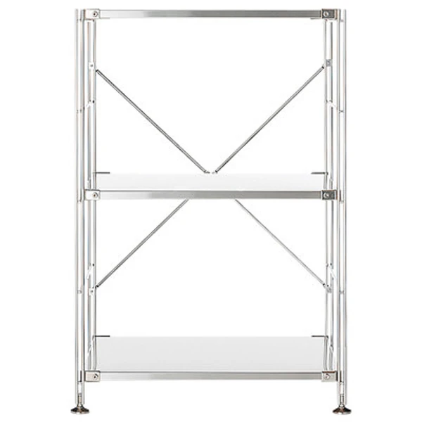 Etagère en acier inoxydable étroite ‐ 3 niveaux (Dont Eco‐part. 1,80 €)