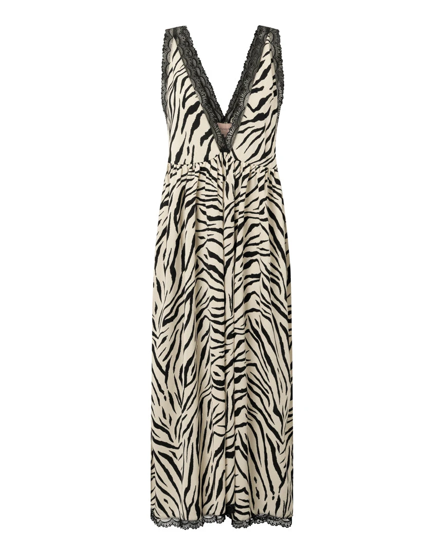 Vavara Dress - Zebra Striped