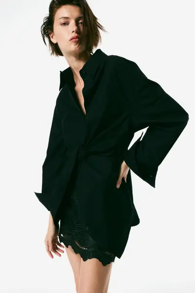 Chemise avec nœud