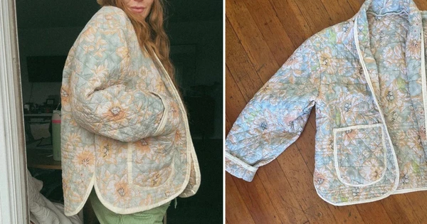 On craque sur ce patron de couture pour coudre une veste kimono matelassée