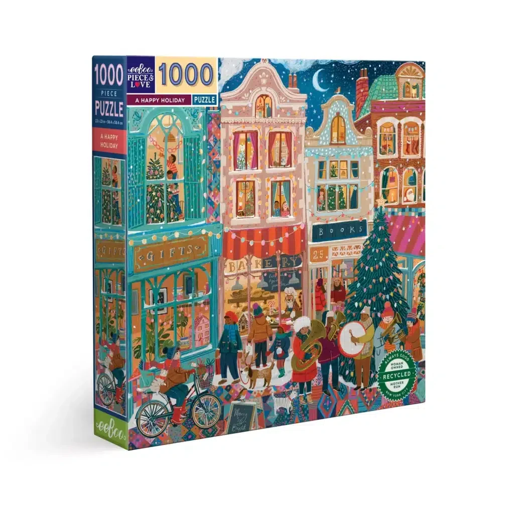 Puzzle A Happy Holiday - 1000 pièces - Eeboo - Trevell