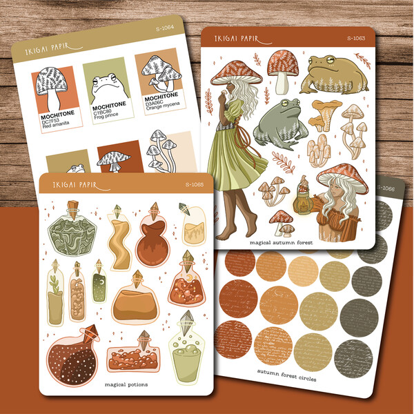 Botanical Doodles Sticker Sheet