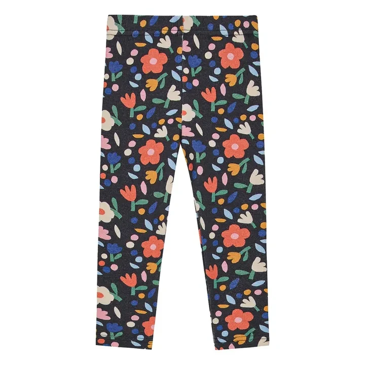 Legging Fleuri | Noir