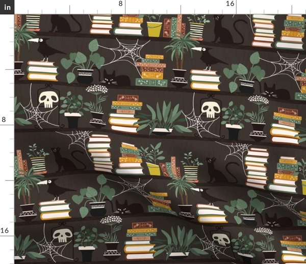 dark academia Fabric | Spoonflower