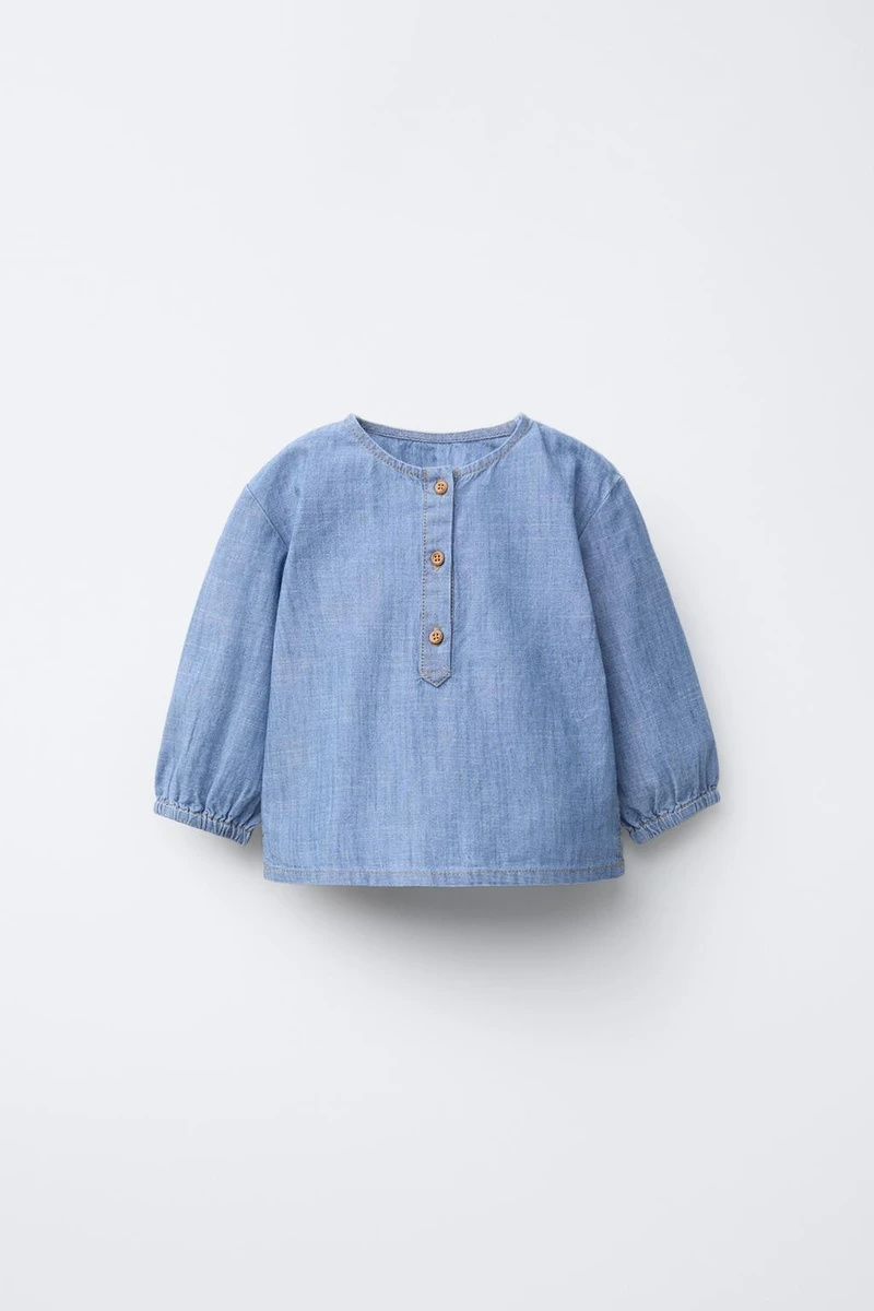 CAMISA PANADERO DENIM FLUIDA