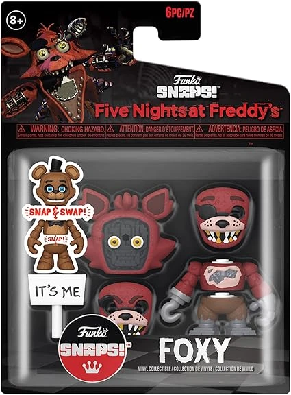 Funko Five Nights at Freddy's (FNAF) Snap: Foxy - Mini-Figurine en Vinyle à Collectionner - Idée de Cadeau - Produits Officiels - Video Games Fans
