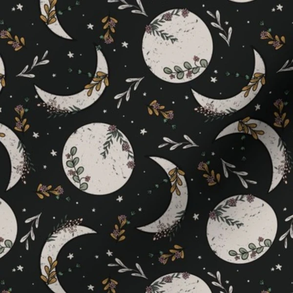 Fabric in Floral Moon
