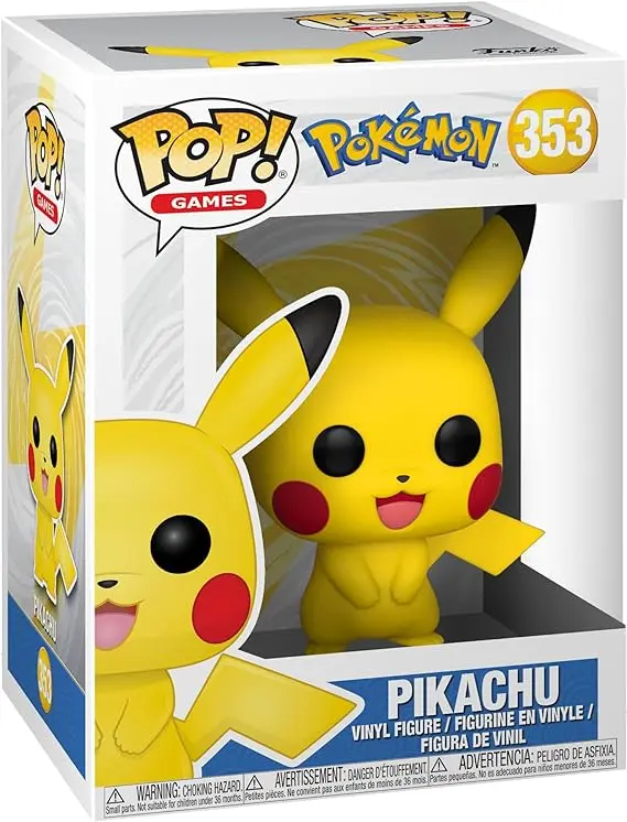 Funko Pop! Games: Pokemon - Pikachu - Figurine en Vinyle à Collectionner - Idée de Cadeau - Produits Officiels - Jouets pour les Enfants et Adultes - Video Games Fans