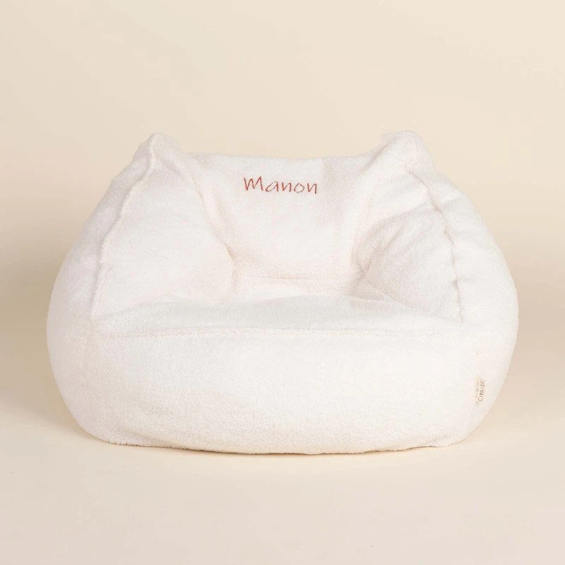 Pouf Gaston - Sherpa écru