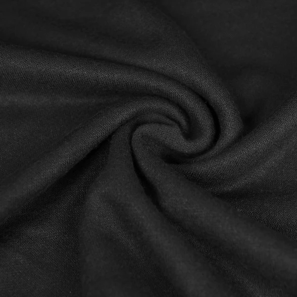Tissu maille jersey merveilleuse viscose Noir | Pour couture d'habits stretch : robe ou cardigan