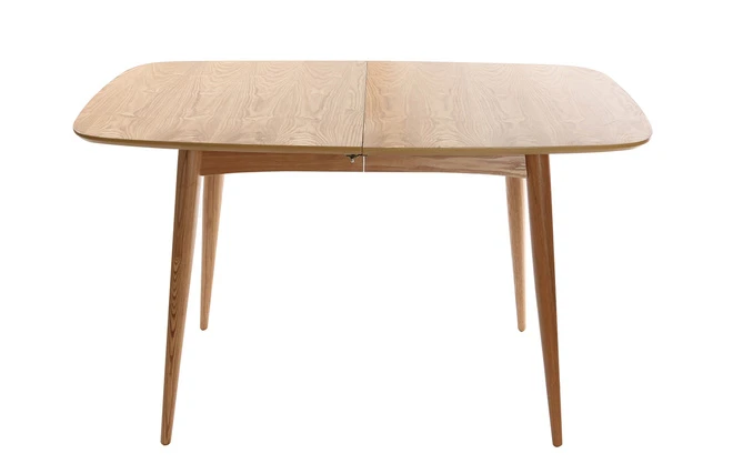 Table à manger extensible rectangulaire en bois clair L130-160 cm NORDECO - Miliboo
