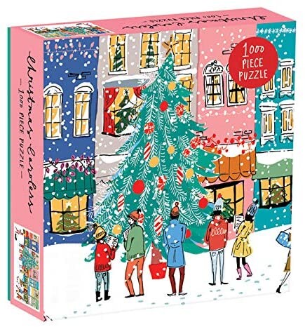 Christmas Carolers Square Boxed Puzzle: 1000 Piece: Galison: Amazon.fr: Jeux et Jouets