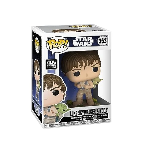 Funko Pop! Star Wars: ESB - Training Luke Skywalker and Yoda with Yoda- Figurine en Vinyle à Collectionner - Idée de Cadeau - Produits Officiels - Jouets pour Les Enfants et Adultes