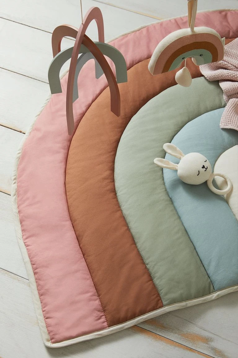 Tapis premier âge en coton