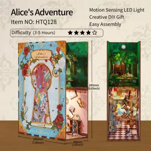 Book Nook - Alice's Adventure - Trevell.fr