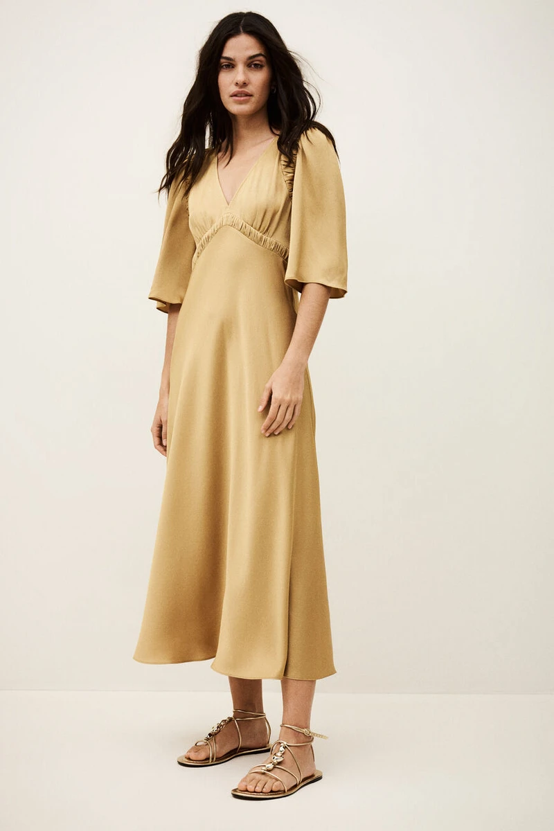 Robe Midi Charlotte Marron // ba&sh FR