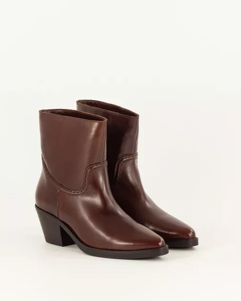 TIAGUETTE Mogano Leather | Bottines | SESSÙN Site officiel