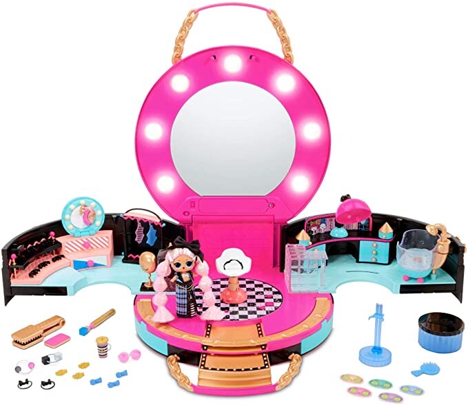 LOL Surprise coffret Salon de Coiffure avec une Mini Poupée Mannequin Exclusive - 50 Surprises avec des Accessoires - A partir de 6 Ans et Plus : Amazon.fr: Jeux et Jouets