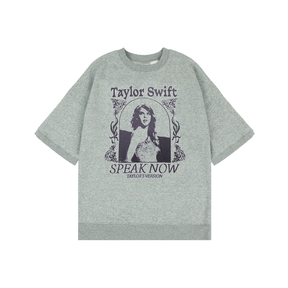Speak Now  Heather Gray Fleece T-Shirt