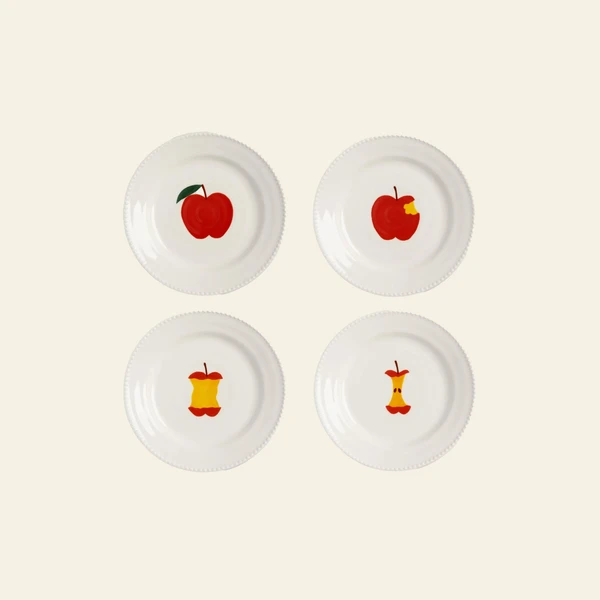 &klevering Haines Plate Small, Set of 4
