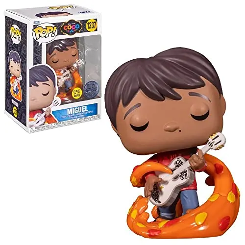 Funko Coco Assortiment Pop! Disney Vinyl Figurines Miguel w/Guitar (Glow-in-The-Dark) 9 cm