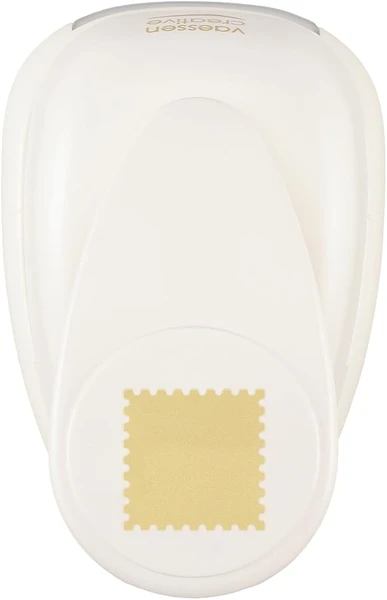 Vaessen Creative Perforatrice Timbre - 3.8 x 3.8 cm - pour Projets DIY, Papier Scrapbooking, Plastique Fou, Bullet Journaling, Cartes de Vœux, Papier Découpage, Étiquettes, Décorations