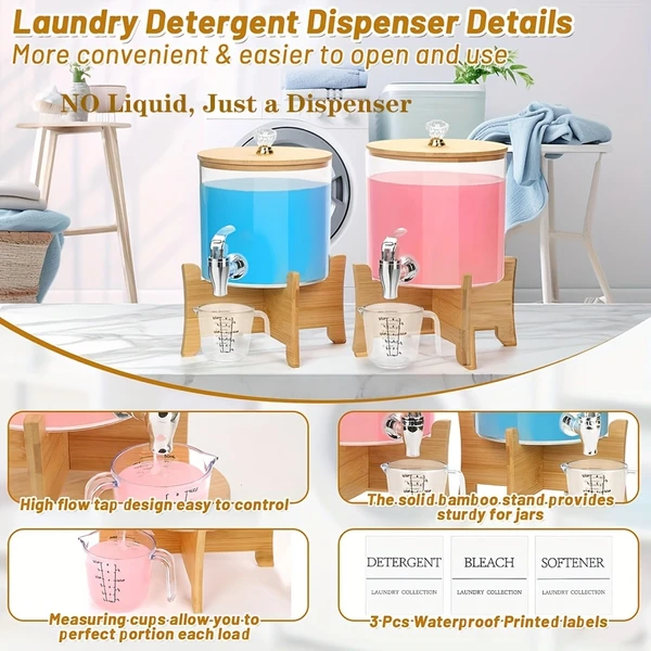 1pc/2pcs distributeur détachant support plastique bpa - Temu France