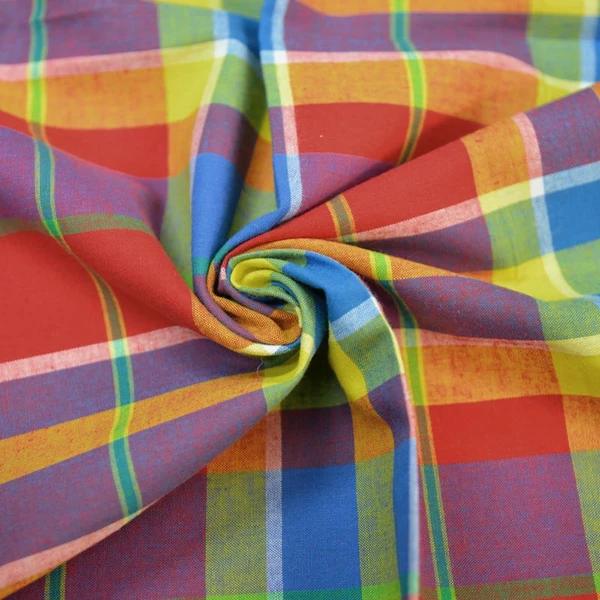 Tissus Coton Madras n°30