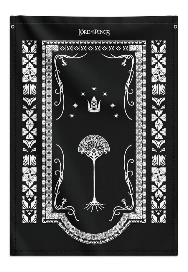 The Lord Of The Rings - White Tree Of Gondor - Drapeau
