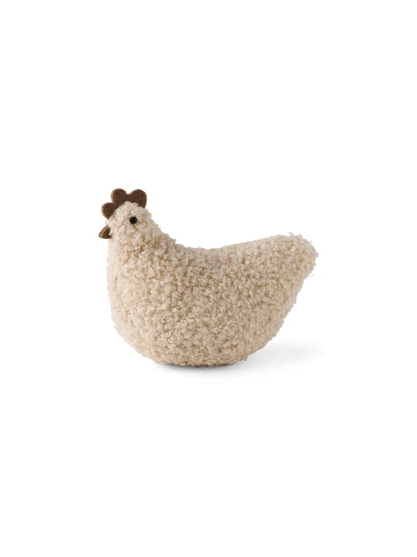 Poulet déco | 14 cm. | Camel