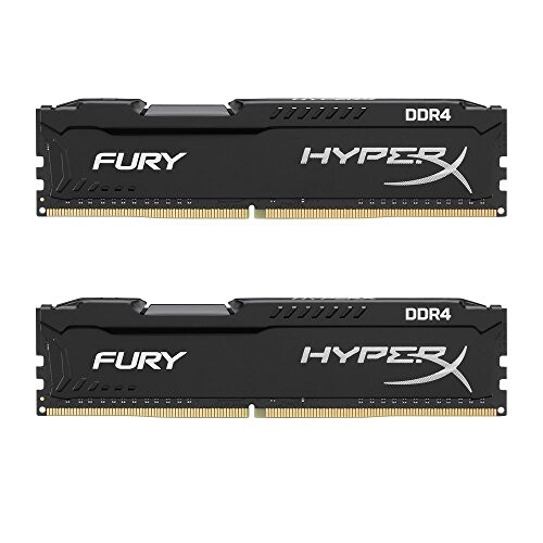 HyperX - HX426C16FB2K2/16 - FURY DDR4 16Go (Kit 2x8Go), 2666MHz CL16 DIMM XMP - Noir
