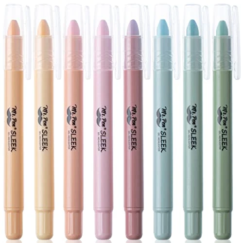Mr. Pen | Gel Highlighter, 8 Pack