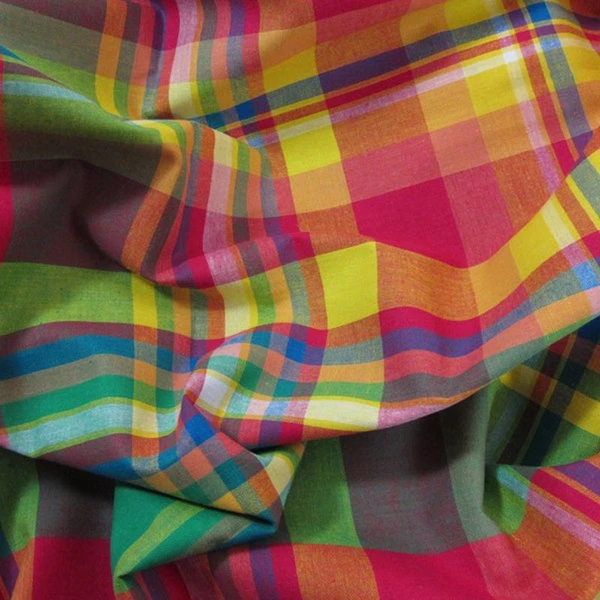 Tissus Coton Madras n°16