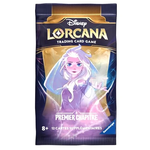 Ravensburger - Disney Lorcana : Premier Chapitre - Jeu de Carte à Collectionner - Booster de 12 Cartes Dont Une Brillante - Dès 8 Ans - Version Française