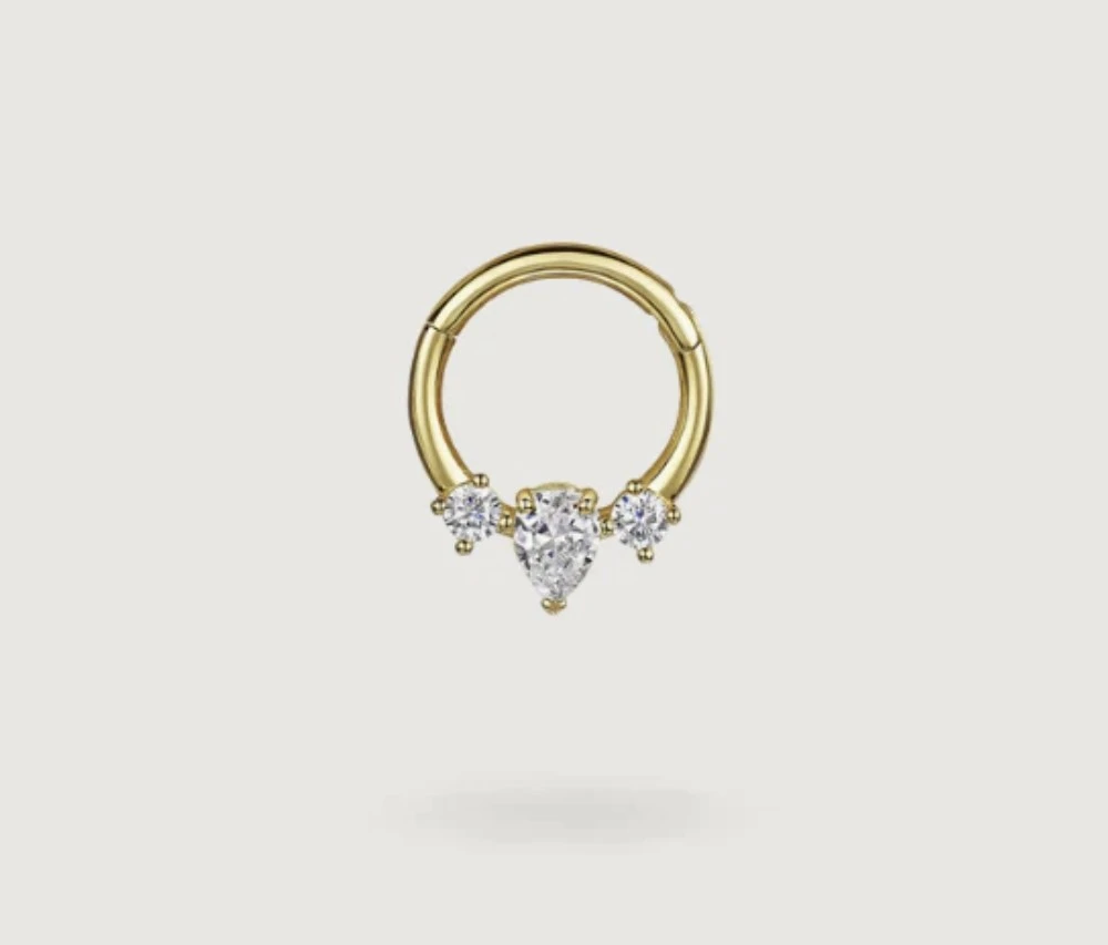 Mia | Piercing Helix Anneau et Zircons