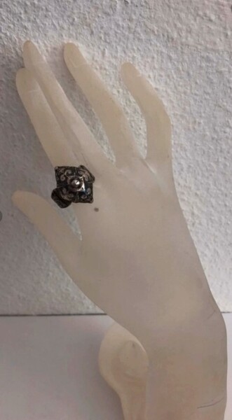 Bague en argent massif